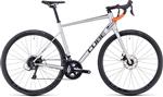 Cube Attain Pro racefiets heren zilver/oranje 18V