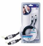 Digitale Audiokabel TosLink Male - TosLink Male 2.5 m Donkergrijs