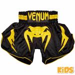 Venum Kids BANGKOK INFERNO Muay Thai Short Zwart Geel