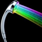 LED RGB 7 kleuren douche kop douchekop kleurendouche chroom *disco*