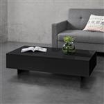 Salontafel Braunschweig 115x55x31 cm zwart hoogglans