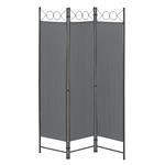 Tuinscherm Saragossa scheidingswand 171x120 cm donkergrijs