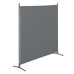 Tuinscherm Tarazona scheidingswand 175x176 cm donkergrijs