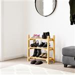 [en.casa] Schoenenrek Keuruu grenen 60x60x25 cm houtkleurig