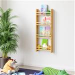 [en.casa] Wandplank Miehikkälä grenen 100x44x9 cm houtkleurig