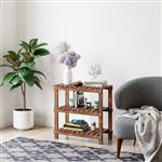 Staand rek Kinnula grenen 60x60x30 cm houtkleurig donker