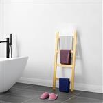 [en.casa] Handdoekrek Luumäki 120x47x2 cm houtkleurig