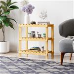 [en.casa] Staand rek Kinnula grenen 60x60x30 cm houtkleurig