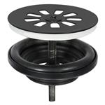 Afvoerplug – Mat zwart 64 mm