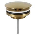 Differnz afvoerplug always open mat goud 72mm