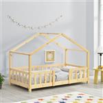 Kinderbed Treviolo met uitvalbeveiliging 70x140 cm hout