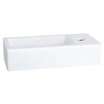 Fontein Keramiek | Rechts | Wit | 37.5 x 18.5 x 9 cm