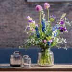 Vaas Tisza 1 | Grijs met Bubbels | H15 x D14 cm