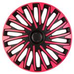 4-Delige Wieldoppenset Soho 15-inch zwart/roze