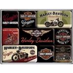 Magnet Set Harley Davidson Bikes