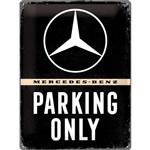 Tin Sign 30 x 40 Mercedes Parking