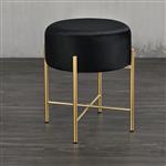 [en.casa] Krukje Kungälv rond 44xØ35 cm zwart en messing