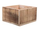 Houten tafeldeco Wooden crate 20x20x12cm Houten bloembak