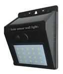 LED buitenlamp | solar LED muurlamp | dagnachtsensor | daglichtwit 6000K | waterdicht IP65