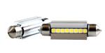 C5W autolamp 2 stuks | LED festoon 42mm | 8-SMD 2.3W - 6000K - heatsink | CAN-BUS 12 V DC