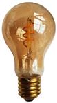 E27 LED lamp | gloeilamp A60 - amber glas | 4W=40W | flame-warmwit  1800-2700K CCT | dimbaar