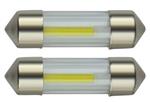 C5W autolamp 2 stuks | LED festoon 31mm | COB daglichtwit 6500K | 24 Volt - 2 Watt