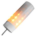 LED vuurlamp G4 | fakkel 1W=10W vlam simulatie | flame warmwit 1800K | 8-30V