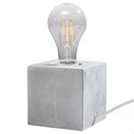 Tafellamp ARIZ beton - 1x E27 (exclusief) - 10 x 10 x 10 cm - IP20 230V AC