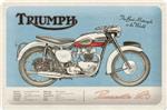Triumph Bonneville 120 reclamebord