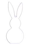 Metalen frame Haas staand oor hanger 40 cm Lila OP=OP Hang Metal Rabbit eenmalig artikel