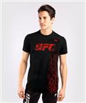 UFC Venum Authentic Fight Week S/S heren T-shirt Zwart Rood
