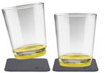 Silwy Tritan Glas 0.25L Geel 2st.