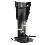 Tafellamp ARBY zwart - 1x E27 lampvoet - 15x15x31cm - IP20