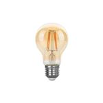 Gloeilamp E27 3-staps-dimbaar | A60 LED 6W=60W halogeen verlichting | amber glas - warmwit filament 