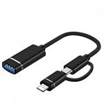 Iphone Lightning en USB-C naar USB 3.0 adapter - OTG kabel