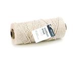 Koord Katoen Iriserend creme / ivoor rol 50 meter 3 mm dik