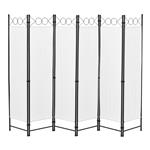 Tuinscherm Saragossa scheidingswand 171x240 cm wit