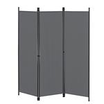 Tuinscherm Huesca scheidingswand 171x150 cm donkergrijs