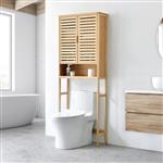 [en.casa] Ombouwkast Geta toiletombouw bamboe 170x66x23 cm