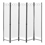 Tuinscherm Saragossa scheidingswand 171x200 cm wit