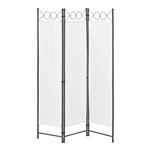 Tuinscherm Saragossa scheidingswand 171x120 cm wit