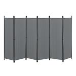 Tuinscherm Huesca scheidingswand 171x300 cm donkergrijs