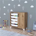 [en.casa] Kast Aurland commode 78,5x77x30 cm eikenkleurig