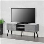 TV meubel Eskilstuna tv kast 120x29,5x46,5 cm betonkleurig