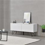 Commode Bollebygd 46,5x110x30 cm wit en zwart