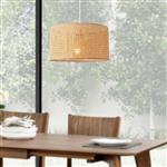 lux.pro Hanglamp Shrewsbury 160x32 cm wit en beige E27