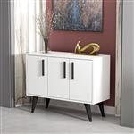 [en.casa] Commode Gedved 69x90x35 cm wit