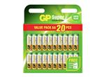 GP super alkaline AAA batterijen 20-pack