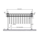 Topgate eenrichtingshek basis 100 cm breed