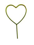 Metalen hart bijsteker pick diameter 7 cm Lime green Limoengroen Metalenframe Metal heart eenmalig o